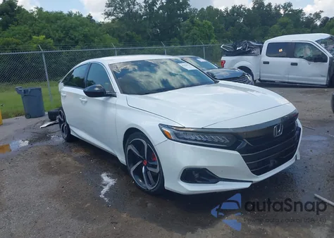 2022 Honda Accord Sport из США, поврежденный, VIN 1HGCV1F36NA038096